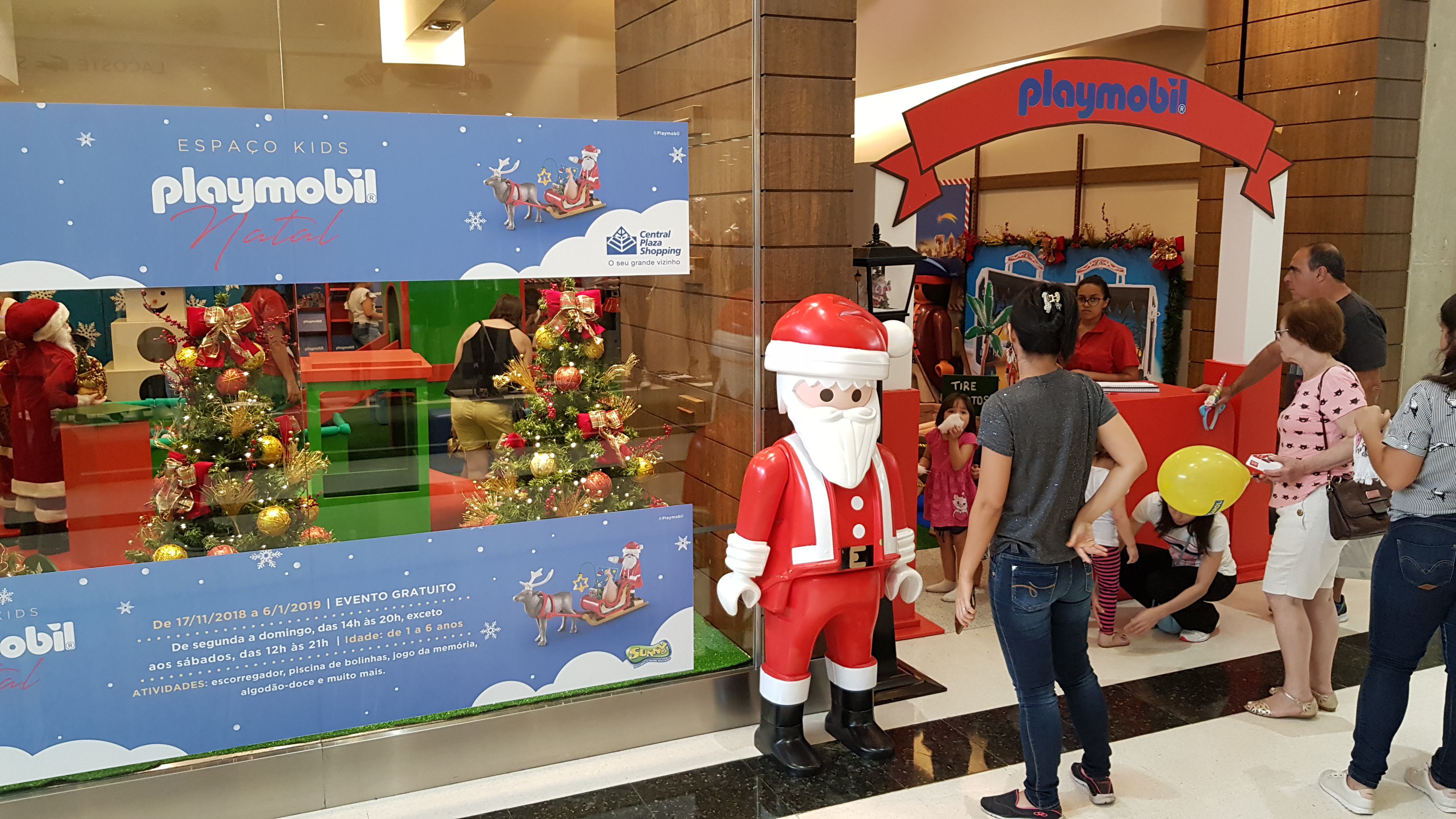 Playmobil de Natal invade o Espaço Kids do Central Plaza Shopping | Lazer em  Família